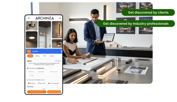 Manufacturer selling directly to designers / clients